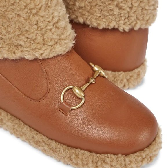 HOST PICK! Gucci Ankle Boots with Horsebit in Brown NEW IN BOX - Picture 3 of 4